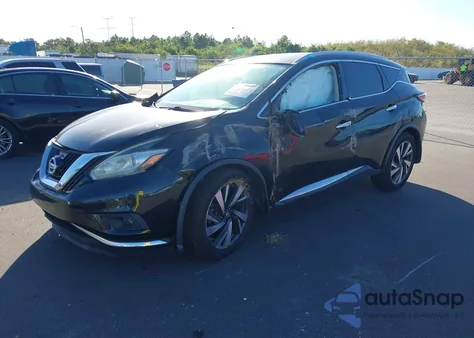 2016 Nissan Murano Platinum из США, поврежденный, VIN 5N1AZ2MG7GN152895